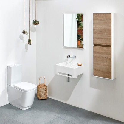 Cabanes 500mm Solid Cloakroom Basin - Aqua Bathrooms