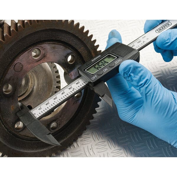 Draper Carbon Fibre Digital Caliper Gauge - Draper