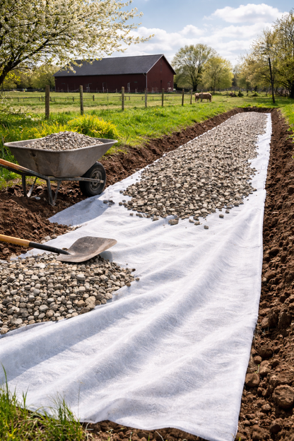 Landscaping Non-Woven Geotextile Membrane 1.1m Width – Larger Cut Lengths