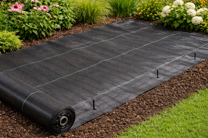 Weed Control Fabric Roll 50m² 100gsm – Heavy Duty Garden Weed Membrane
