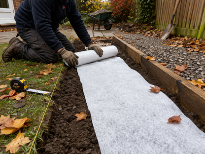 Landscaping Non-Woven Geotextile Membrane 1.1m Width – Smaller Cut Lengths