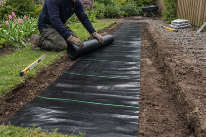 Landscaping Woven Geotextile Membrane 2.25m Width – Ground Stabilisation Fabric
