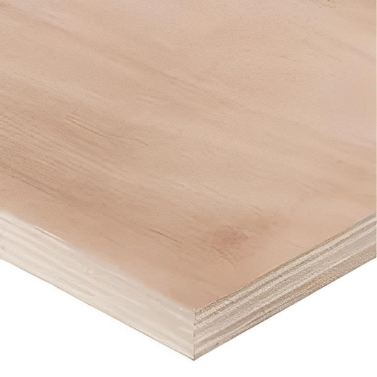 Chinese Hardwood Face Poplar Core External Grade Plywood B/BB (2440mm x 1220mm) - All Sizes - Build4less