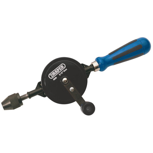 Chuck Double Pinion Hand Drill - 8mm - 5/16" - Draper
