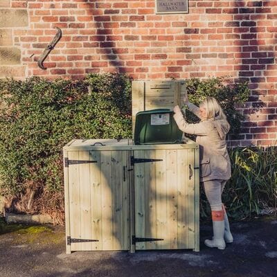 Churnet Valley Deluxe Double Bin Store - Churnet Valley
