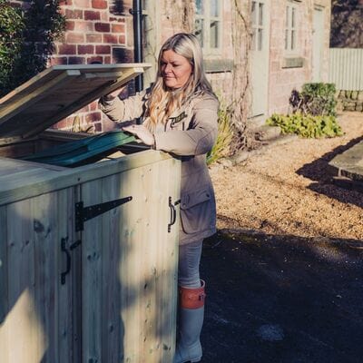 Churnet Valley Deluxe Double Bin Store - Churnet Valley