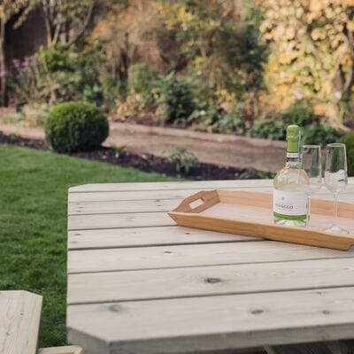 Churnet Valley Westwood Square 8 Seat Picnic Table - Churnet Valley