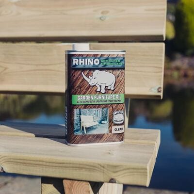 Churnet Valley Wood Preservative Rhino Clear - 1 Litre Tin - Churnet Valley
