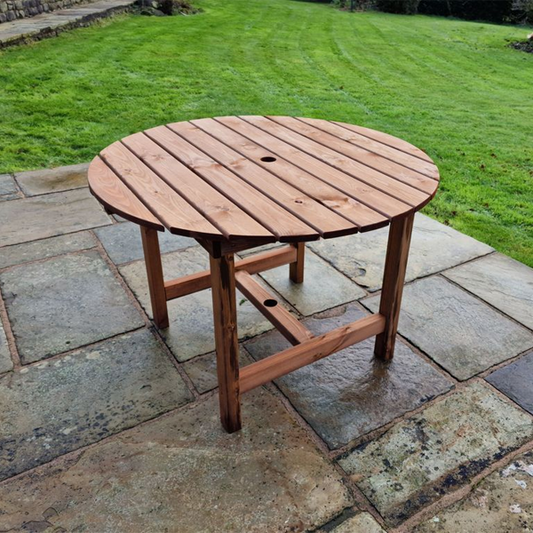 Churnet Valley 4 Seat Round Table - 113cm Diameter - Churnet Valley