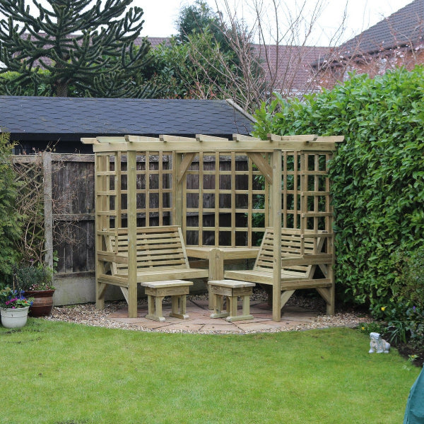 Churnet Valley Clementine Corner Arbour - Churnet Valley