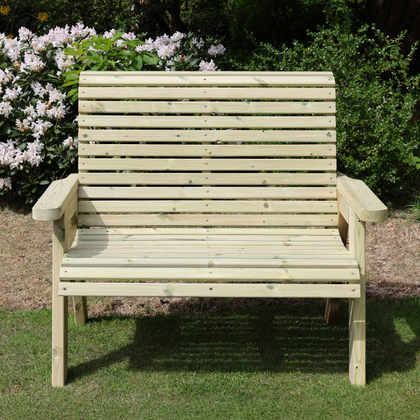 Churnet Valley Ergo 6 Seat Table Set 2 Chairs and 2 Benches - Churnet Valley