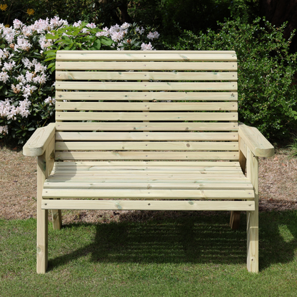 Churnet Valley Ergo 6 Seat Table Set 2 Chairs and 2 Benches - Churnet Valley