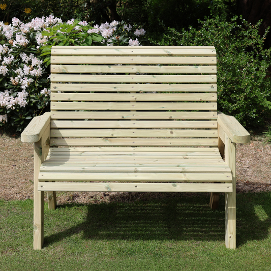 Churnet Valley Ergo 6 Seat Table Set 2 Chairs and 2 Benches - Churnet Valley