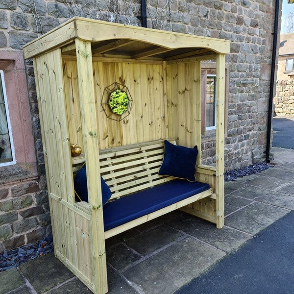 Churnet Valley Four Seasons 3 Seat Arbour - Churnet Valley