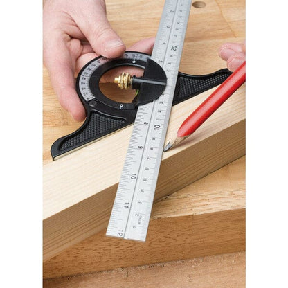 Draper Combination Square With Centre Head And Protractor - Draper