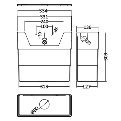 Concealed Cistern & Push Button Dual Flush - Bayswater Bathrooms