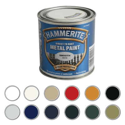 Hammerite Direct to Rust Smooth Finish Metal Paint - All Colours - All Sizes - Hammerite
