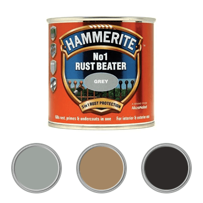 Hammerite No.1 Rust Beater Paint 250ml - All Colours - Hammerite
