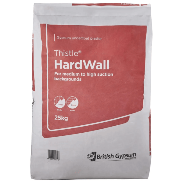 Thistle Hardwall 25Kg - 450 Bags (45 Bags x 10 Pallets) Half Load - British Gypsum Building Materials