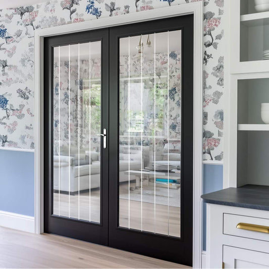 JB Kind Cottage Black Moulded Internal Door - All Sizes