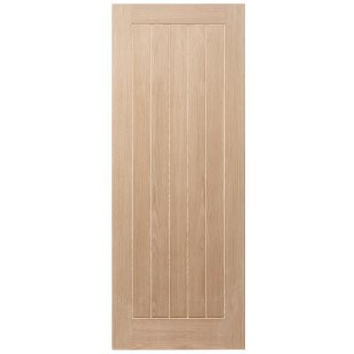 Cottage Oak Panel Unfinished Internal Door - All Sizes - Doors4less
