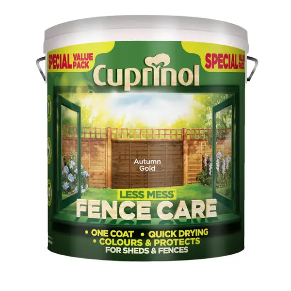 Cuprinol Less Mess Fence Care - 6 Litre - Cuprinol