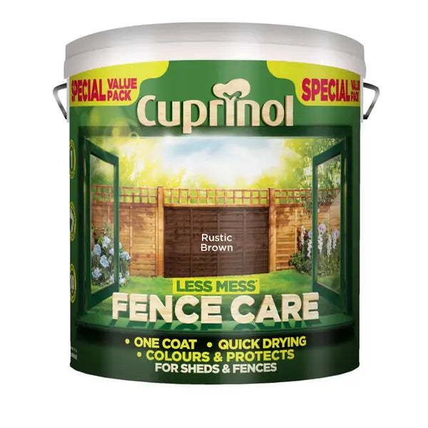 Cuprinol Less Mess Fence Care - 6 Litre - Cuprinol