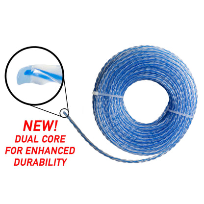 Strimmer Line Dual Blue Twist 3mm x 15m - Best4Trade-Retail Garden tools & Accesories