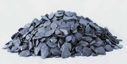 Welsh Blue Plum Crushed Slate Chippings 40mm - Dandy's Topsoil & Landscape Supplies Gravel, Slate & Aggregates