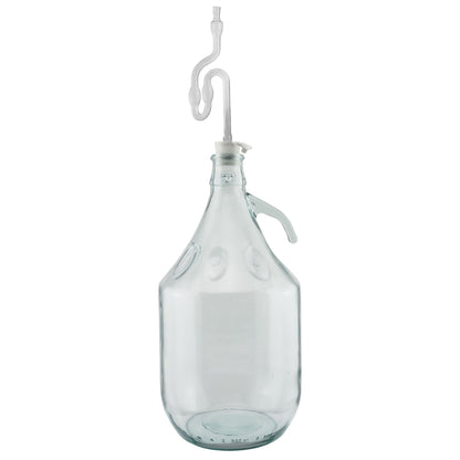 Glass Demijohn 5L 6 Pack Plain With Airlock & Bung - Best4Trade-Retail Costwise Home Brewing
