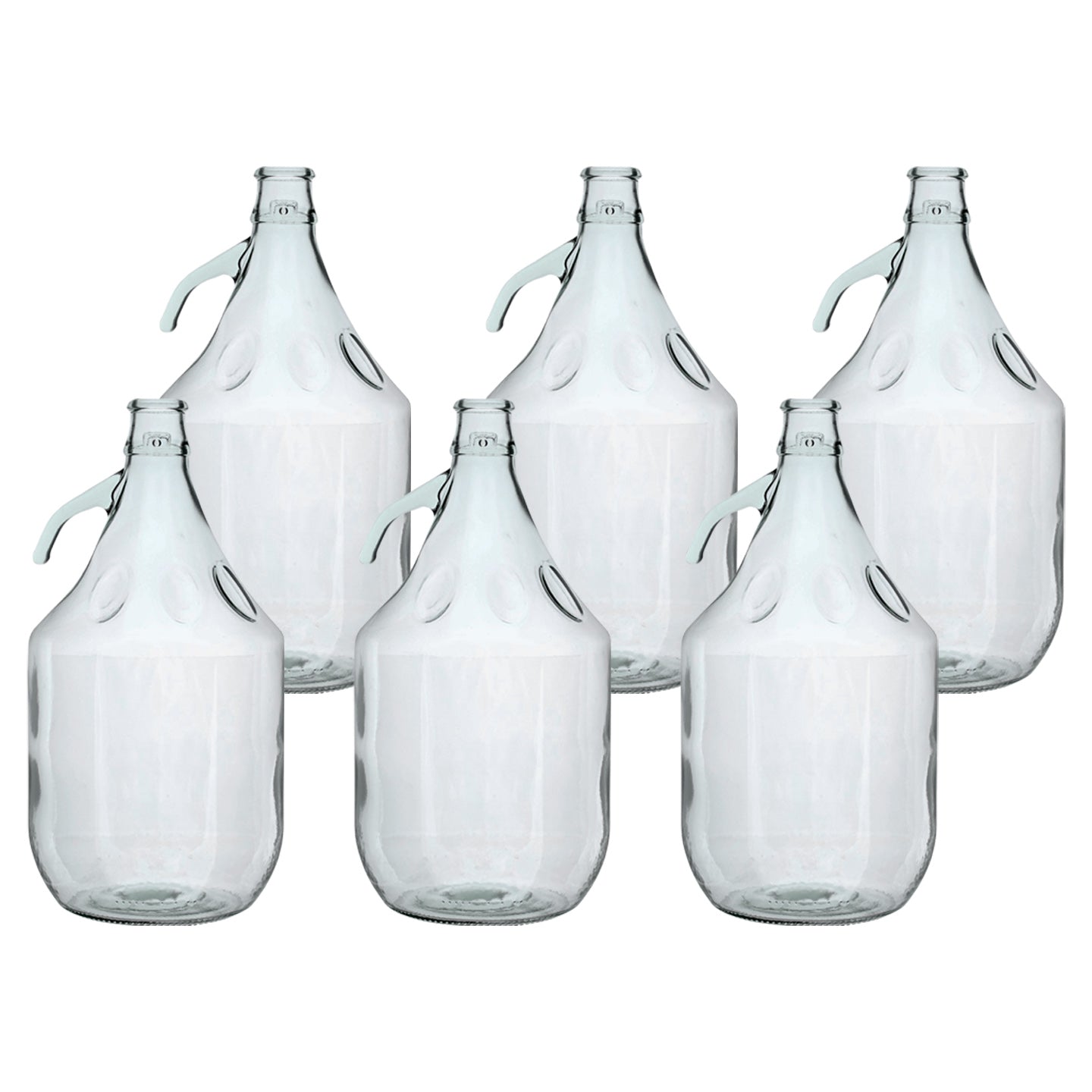 Glass Demijohn 5L 6 Pack Plain - Best4Trade-Retail Costwise Home Brewing