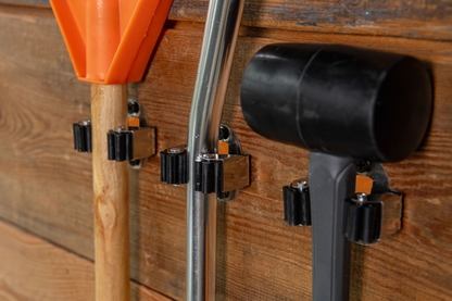 Wall Mount Tool Holder - Roller Grip Design (Single) - Best4Trade-Retail Garden tools & Accesories