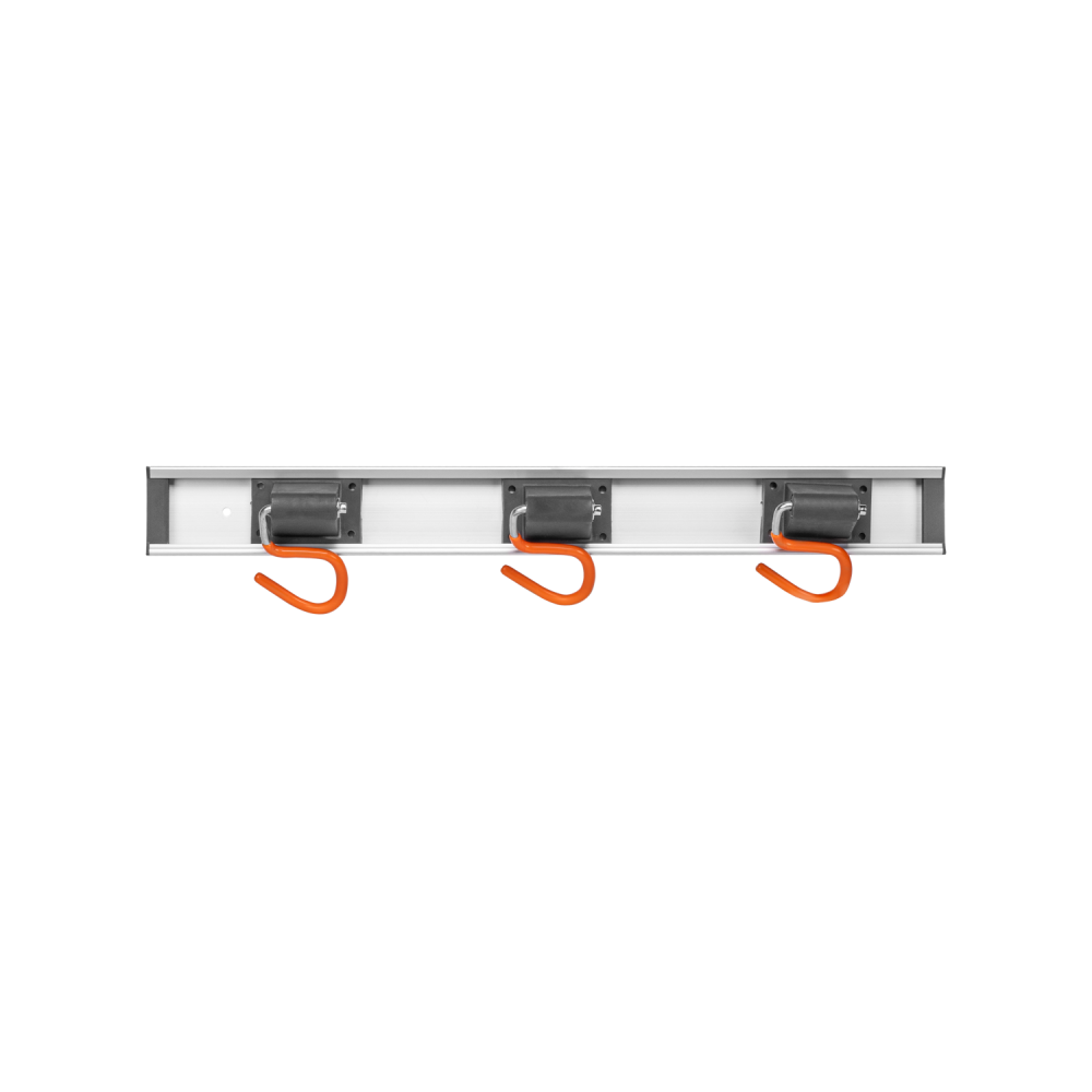 Wall Mount Tool Rack Rail with 3 x S Hanging Hooks - Best4Trade-Retail Garden tools & Accesories