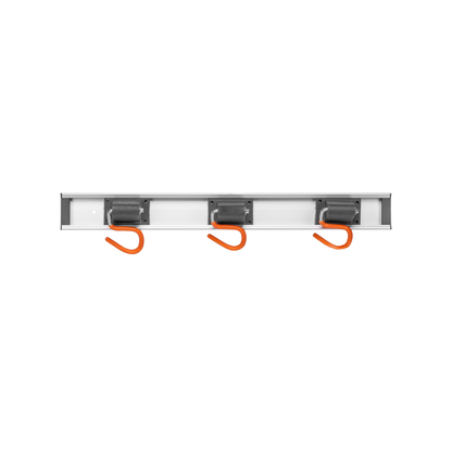 Wall Mount Tool Rack Rail with 3 x S Hanging Hooks - Best4Trade-Retail Garden tools & Accesories
