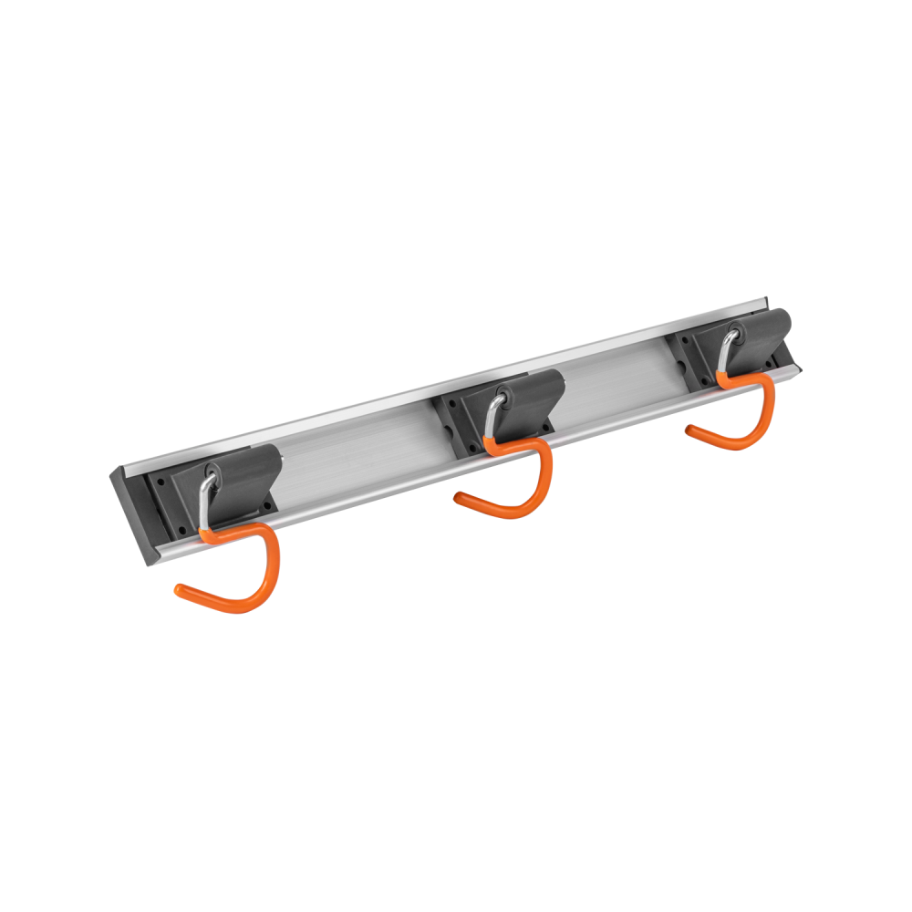 Wall Mount Tool Rack Rail with 3 x S Hanging Hooks - Best4Trade-Retail Garden tools & Accesories