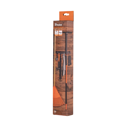 Tool Rail with Adjustable Peg Hooks and S Hanging Hooks - Best4Trade-Retail Garden tools & Accesories