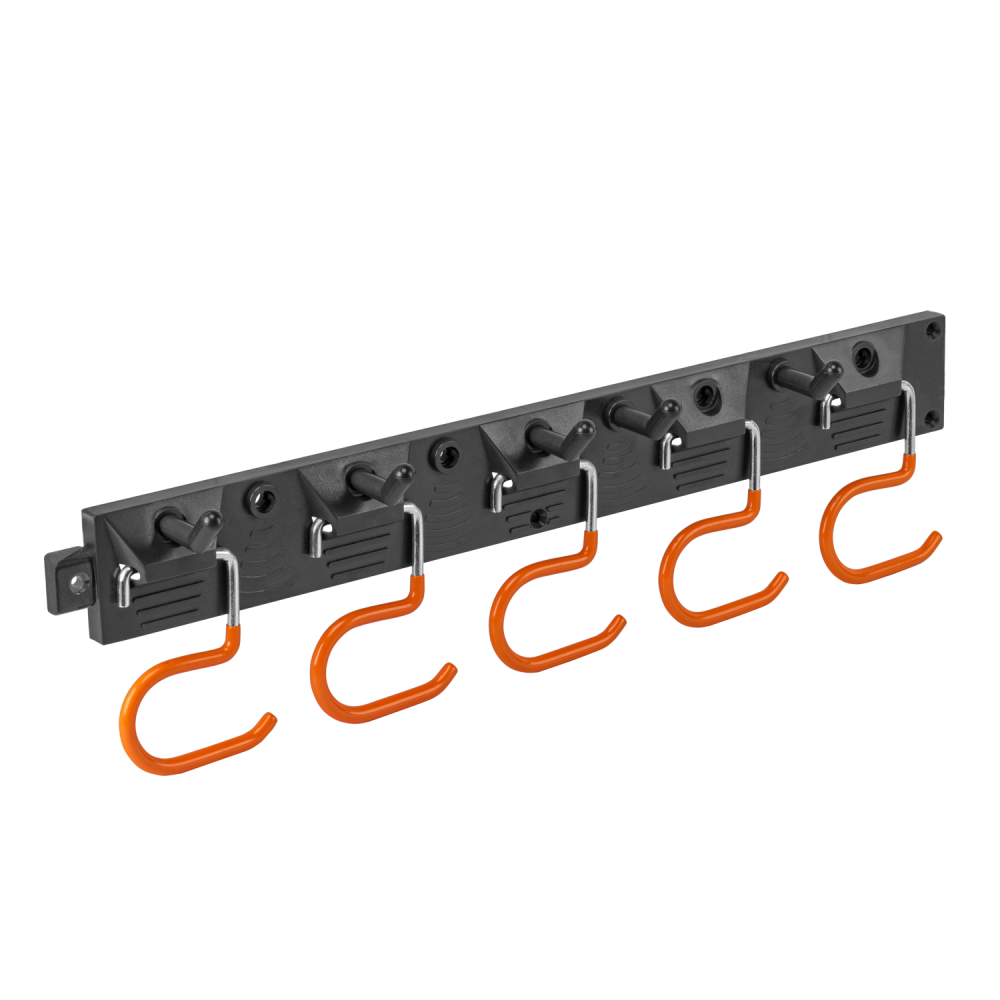 Tool Rail with Adjustable Peg Hooks and S Hanging Hooks - Best4Trade-Retail Garden tools & Accesories