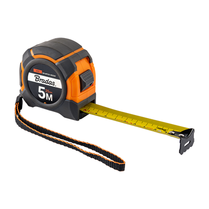 Snap Tape Measure 25mm Wide with Belt Clip (5m-10m) - Best4Trade-Retail Garden tools & Accesories