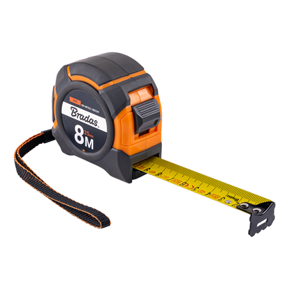 Snap Tape Measure 25mm Wide with Belt Clip (5m-10m) - Best4Trade-Retail Garden tools & Accesories