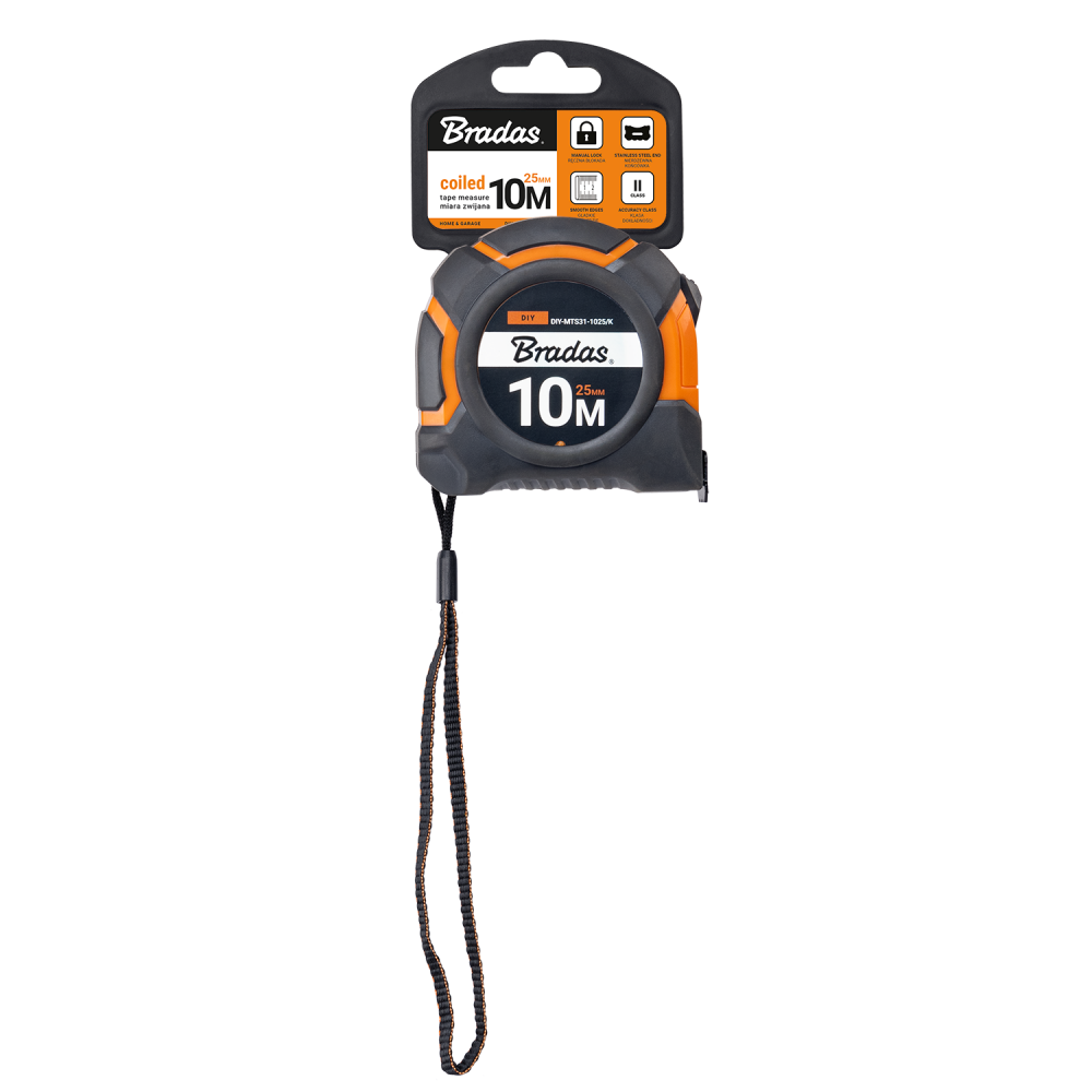 Snap Tape Measure 25mm Wide with Belt Clip (5m-10m) - Best4Trade-Retail Garden tools & Accesories