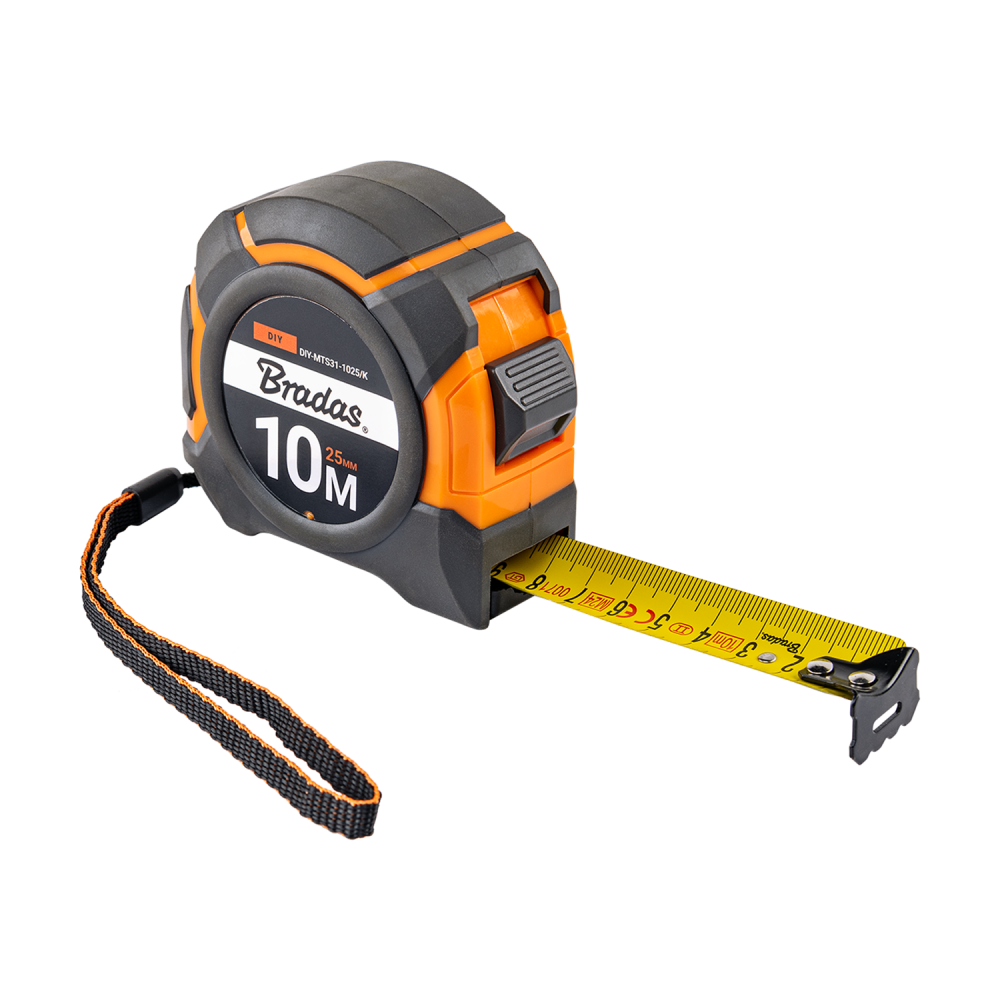 Snap Tape Measure 25mm Wide with Belt Clip (5m-10m) - Best4Trade-Retail Garden tools & Accesories