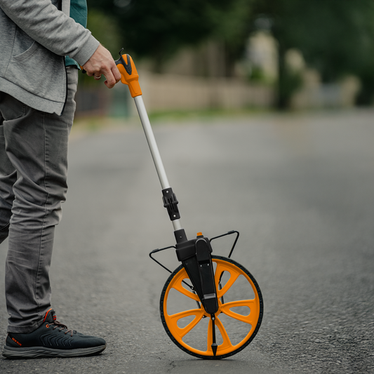 Measuring Wheel with Mechanical Counter and Folding Handle - Best4Trade-Retail Garden tools & Accesories