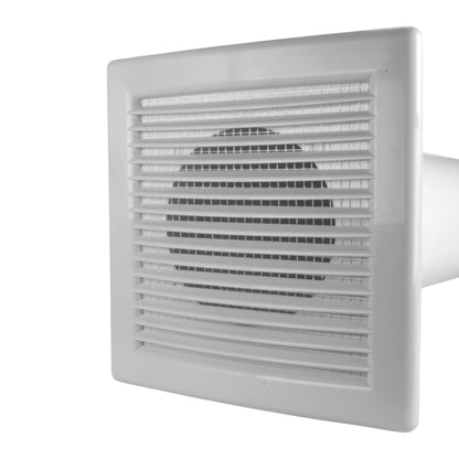 Through Wall Ventilation Kit DL0163 Louvre Vent with Graphite External Vent - Best4Trade-Retail OTHER