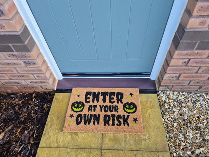 Doormat 60cm x 40cm - 'Enter At Your Own Risk' - Best4Trade-Retail Garden watering