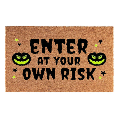 Doormat 60cm x 40cm - 'Enter At Your Own Risk' - Best4Trade-Retail Garden watering