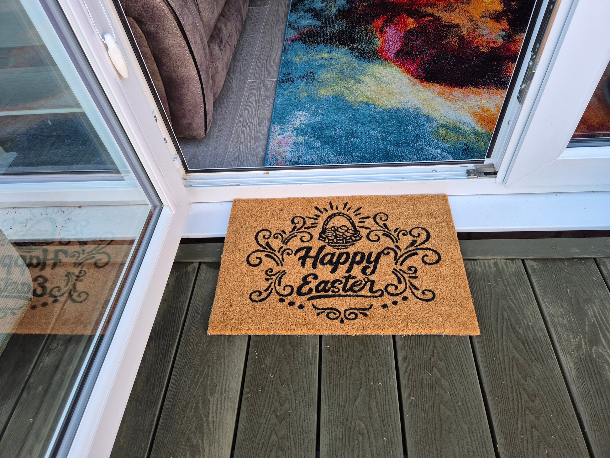 Doormat 60cm x 40cm - 'Happy Easter' - Best4Trade-Retail Garden watering
