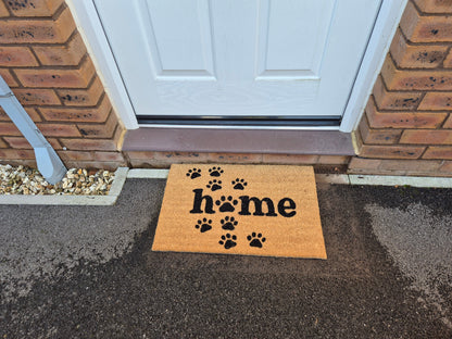 Doormat 60cm x 40cm - 'Home' (Paws) - Best4Trade-Retail Garden watering