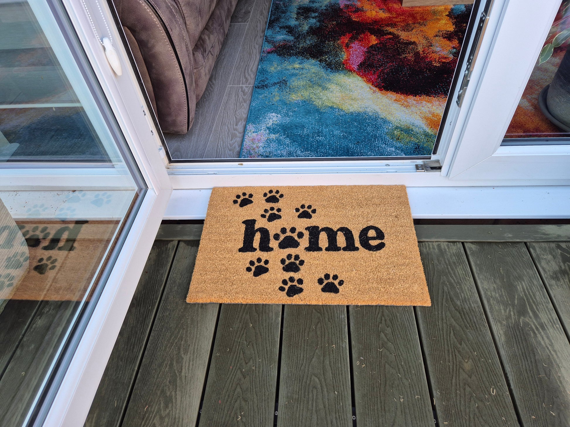 Doormat 60cm x 40cm - 'Home' (Paws) - Best4Trade-Retail Garden watering