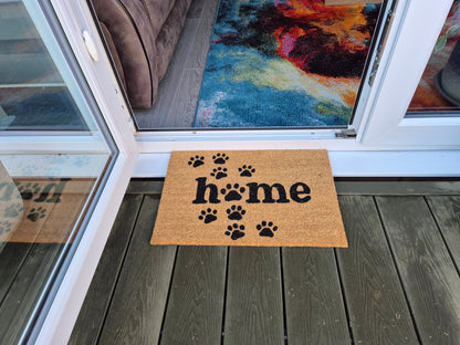 Doormat 60cm x 40cm - 'Home' (Paws) - Best4Trade-Retail Garden watering