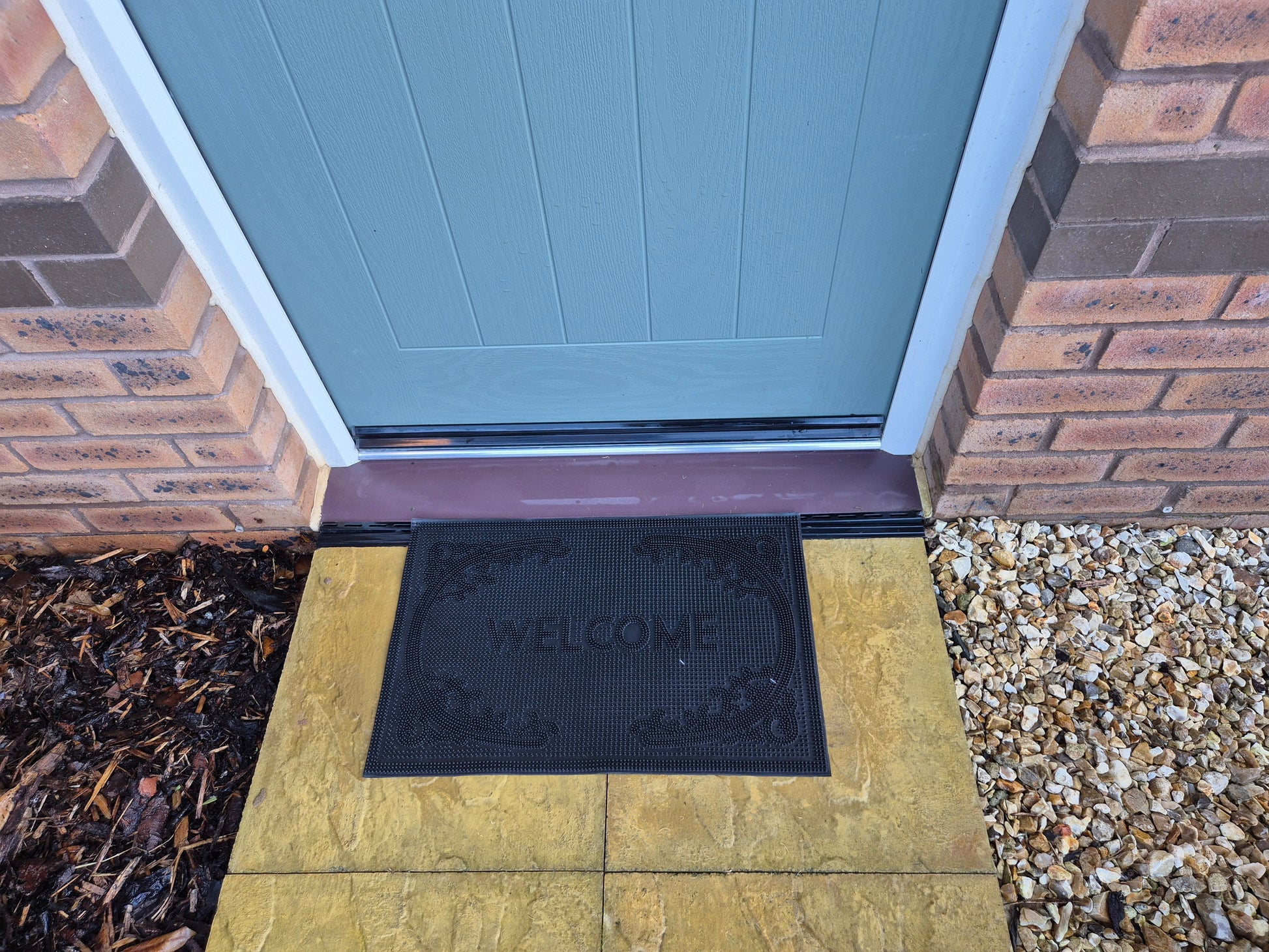 Rubber Doormat 60cm x 40cm - 'Welcome' (D2) - Best4Trade-Retail Garden watering